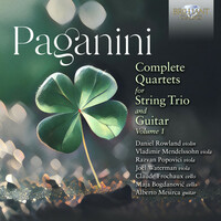 Thumbnail for the Niccolò Paganini - Paganini: Complete Quartets for String Trio and Guitar Vol. 1 link, provided by host site
