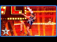 Thumbnail for the Red - Panda gets us feelin' PUMPED with unbelievable balancing act! | Semi-Finals | BGT 2025 link, provided by host site