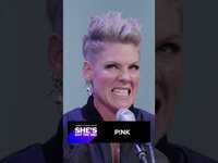 Thumbnail for the P!nk - Pays Tribute to Her Biggest Female Artist Influences💗 #shorts #pink #music #womenshistorymonth link, provided by host site