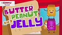 Thumbnail for the The Kiboomers - Peanut Butter and Jelly Song for Kids link, provided by host site