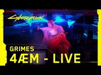 Thumbnail for the Grimes - Cyberpunk 2077 - performing 4ÆM live at The Game Awards link, provided by host site