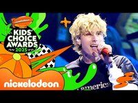 Thumbnail for the Machine Gun Kelly - mgk Performs "cliché" LIVE & Gets SLIMED 🎵 Kids' Choice Awards 2025 | Nickelodeon link, provided by host site