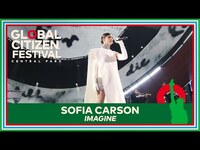 Thumbnail for the Sofia Carson - Performs John Lennon's ‘Imagine’ | Global Citizen Festival 2023 link, provided by host site