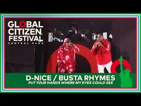 Thumbnail for the Busta Rhymes - Performs 'Put Your Hands Where My Eyes Could See' | Global Citizen Festival 2023 link, provided by host site
