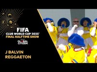 Thumbnail for the J Balvin - Performs "Reggaeton" at FIFA Club World Cup™ Final Halftime Show | Global Citizen-FIFA 2025 link, provided by host site