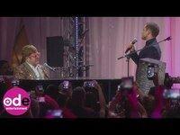 Thumbnail for the Elton John - Performs ‘Tiny Dancer’ with Taron Egerton link, provided by host site