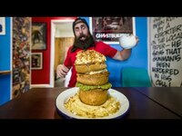 Thumbnail for the Beard Meats Food - PIE CARAMBA'S 'PIE SCRAPER' CHALLENGE | BeardMeatsFood link, provided by host site