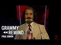 Thumbnail for the Paul Simon - Playfully Thanks Stevie Wonder After Album Of The Year Win In 1976 | GRAMMY Rewind link, provided by host site