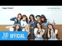 Thumbnail for the NiziU - 「Poppin’ Shakin’ 」 link, provided by host site