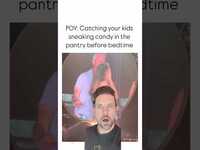 Thumbnail for the Chris Mann - POV Catching your kids sneaking candy in the pantry before bedtime #funny #coldplay #parenting link, provided by host site
