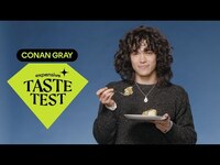 Thumbnail for the Conan Gray - Prefers His Coffee From a Gas Station | Expensive Taste Test | Cosmopolitan link, provided by host site