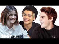 Thumbnail for the Riverdale Cast - PRETTYMUCH and More Play 'Truth or Dare' | Teen Vogue link, provided by host site