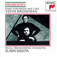 Thumbnail for the Yefim Bronfman - Prokofiev: Piano Concertos Nos. 1, 3, 5 link, provided by host site