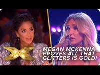 Thumbnail for the Megan McKenna - Proves all that glitters IS gold! | Live Week 1 | X Factor: Celebrity link, provided by host site