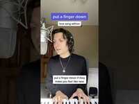 Thumbnail for the Anson Seabra - put a finger down but I made it a love song link, provided by host site