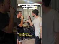 Thumbnail for the Nevertel - Rap Rock Fans do we have your approval?? #shorts #raprock #rockrap link, provided by host site