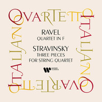 Thumbnail for the Quartetto Italiano - Ravel: String Quartet - Stravisnky: Three Pieces for String Quartet link, provided by host site