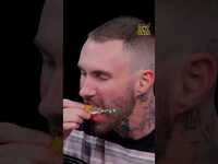 Thumbnail for the Adam Levine - Reaction to every wing on Hot Ones 💀 link, provided by host site