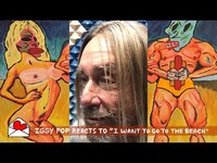 Thumbnail for the Iggy Pop - Reacts to "I Want To Go To The Beach " link, provided by host site