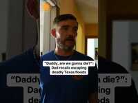 Thumbnail for the Father - Recounts escaping Texas flash floods #shorts link, provided by host site