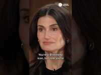 Thumbnail for the Idina Menzel - Reflects on returning to Broadway for Redwood musical #shorts link, provided by host site