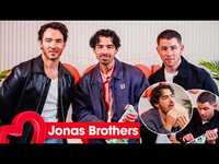 Thumbnail for the Jonas Brothers - Reminisce about Camp Rock and fight over Bluey link, provided by host site