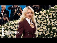 Thumbnail for the Sabrina Carpenter - Responds to Criticism About Her 2025 Met Gala Look | E! Insider link, provided by host site