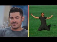 Thumbnail for the Zac Efron - Reveals BTS SECRET About Viral HSM 2 Golf Course Performance link, provided by host site