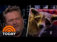 Thumbnail for the Blake Shelton - Reveals he gave Carson's daughter a stuffed raccoon link, provided by host site