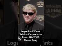 Thumbnail for the Logan Paul - Reveals He Wants Sabina Carpenter to Remix His WWE Theme Song | Billboard #Shorts link, provided by host site