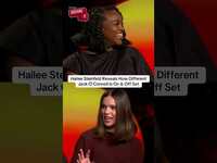 Thumbnail for the Hailee Steinfeld - Reveals How Different Jack O'Connell Is On & Off Set link, provided by host site