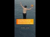 Thumbnail for the James Blunt - Reveals the accident that occurred during is iconic link, provided by host site