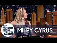 Thumbnail for the Miley Cyrus - Reveals Why She Opened Tonight Show with Dido's "No Freedom" link, provided by host site