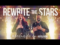 Thumbnail for the No Resolve - REWRITE THE STARS (The Greatest Showman ROCK Cover & @kaylakingmusic) link, provided by host site