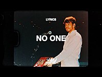 Thumbnail for the Lauv - Rex Orange County - No One (Lyrics) link, provided by host site