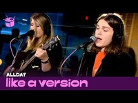 Thumbnail for the Allday - 'Right Now' (live for Like A Version) link, provided by host site