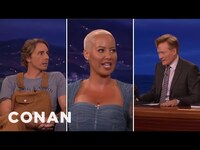 Thumbnail for the Amber Rose - Helps Conan & Dax Shepard Swap Wives link, provided by host site