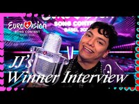 Thumbnail for the Eurovision Song Contest - Winner’s Interview: JJ - Wasted Love ✨ | Austria 🇦🇹 | Eurovision 2025 link, provided by host site