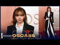 Thumbnail for the Blackpink - ’s Lisa Stuns in a Full Length Tuxedo for the 2025 Oscars | E! Insider link, provided by host site