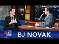 Thumbnail for the Stephen Colbert - Stephen Samples BJ Novak's Signature Swedish Cologne, "Encounter" link, provided by host site