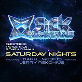 Thumbnail for the Electrixx - Saturday Nights (Remixes) link, provided by host site