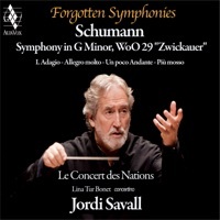 Thumbnail for the Jordi Savall - Schumann: Symphony in G Minor, WoO 29 "Zwickauer": I. Adagio – Allegro molto – Un poco andante – Più mosso link, provided by host site