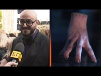 Thumbnail for the Wednesday - Season 2: Thing Actor Victor Dorobantu Can't Use His Own Hand on Set! (Exclusive) link, provided by host site