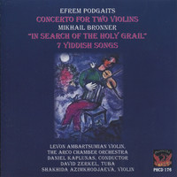 Thumbnail for the Mikhail Bronner - Seven Yiddish Songs for Violin, Tuba and Chamber Orchestra: Sleep My Child - Live link, provided by host site