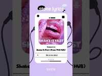 Thumbnail for the Saweetie - Shake It Fast (Prod. THE HUB)｜#Shorts link, provided by host site