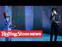 Thumbnail for the Justin Bieber - Shawn Mendes Kick Off 2020 American Music Awards With ‘Monster’ | RS News link, provided by host site