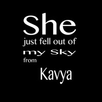 Thumbnail for the Kavya - She Just Fell out of My Sky link, provided by host site