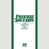Thumbnail for the Freeway - She Makes Me Feel Alright link, provided by host site