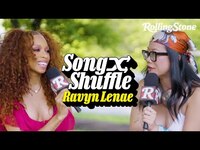 Thumbnail for the Ravyn Lenae - Shuffles Her Music Library: Kendrick Lamar, Anycia, and more | Song Shuffle link, provided by host site