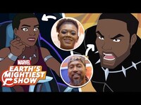Thumbnail for the Black Panther - & Shuri from ‘Black Panther’s Quest’ Interview | Earth’s Mightiest Show Bonus link, provided by host site